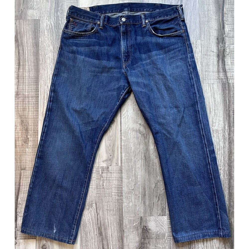 Polo Ralph Lauren 867 Classic Jeans Mens 40x28 Medium Wash Fade